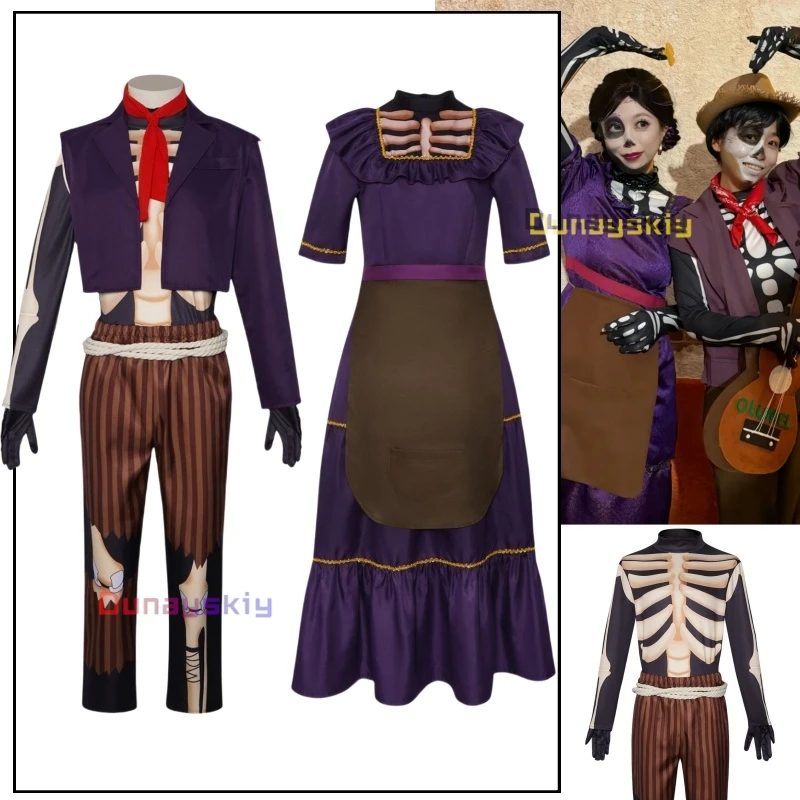 

Anime Hector Rivera Cosplay Costume Mama Imelda Cosplay Outfits Man Woman Carnival Coco Family Party Fancy Play Clothing
