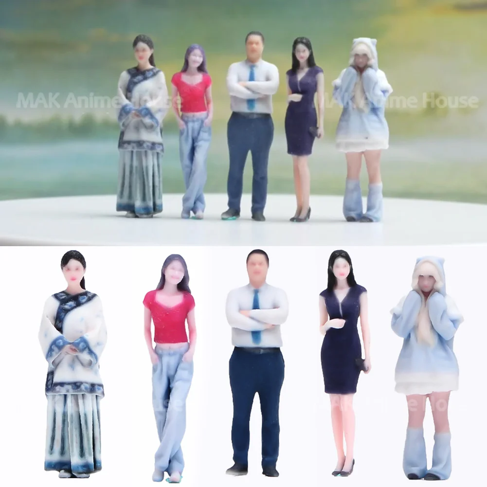 

1/64 Scale Sexy Beauty Suit Man Cute Loli 3D Print Props Figures Model Scene Dolls Toys