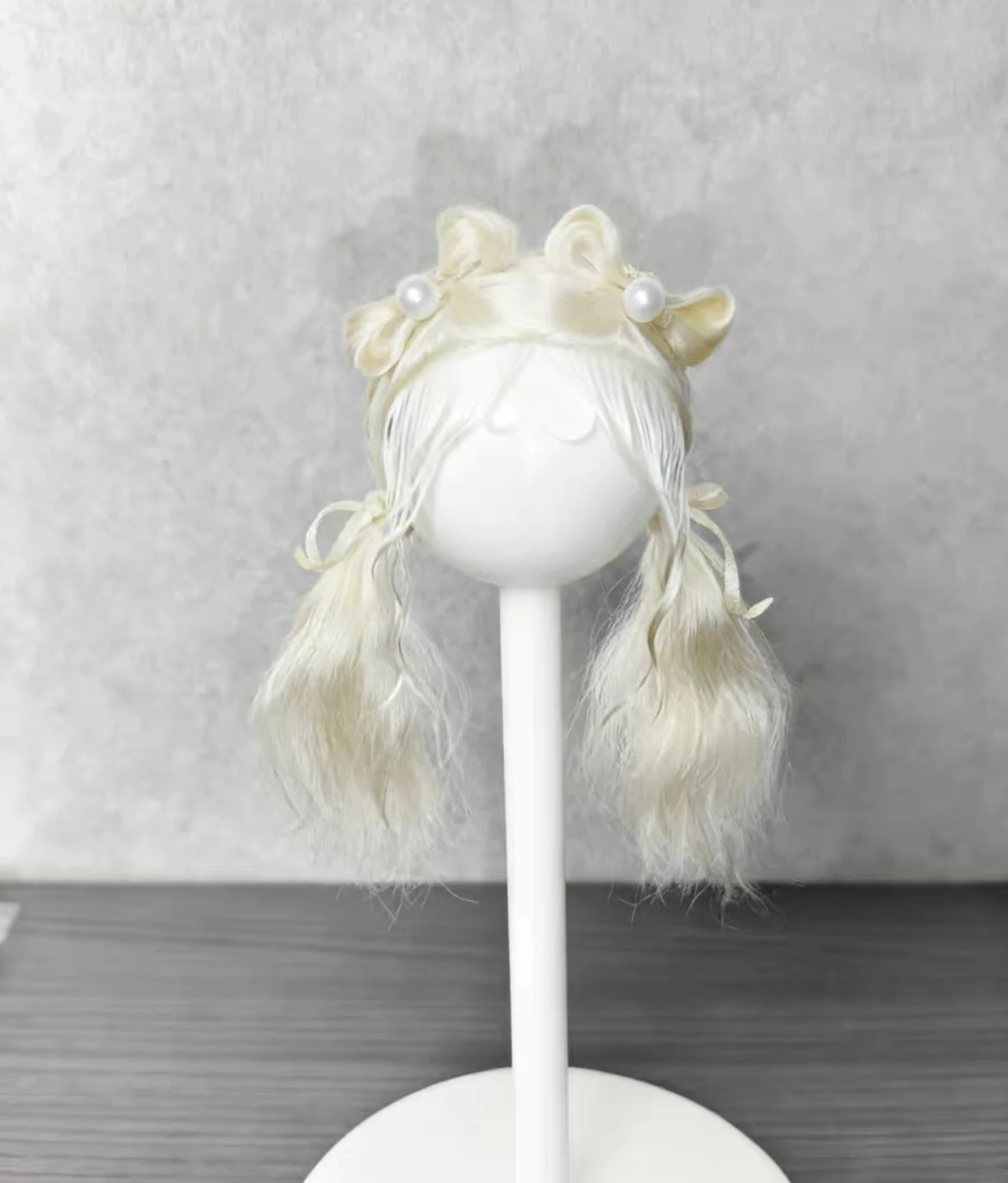 Haar voor pop ob11 pop pruik 14 cm, speelgoed pop accessoires, schoonheid 1/8 BJD pop haar gratis verzending