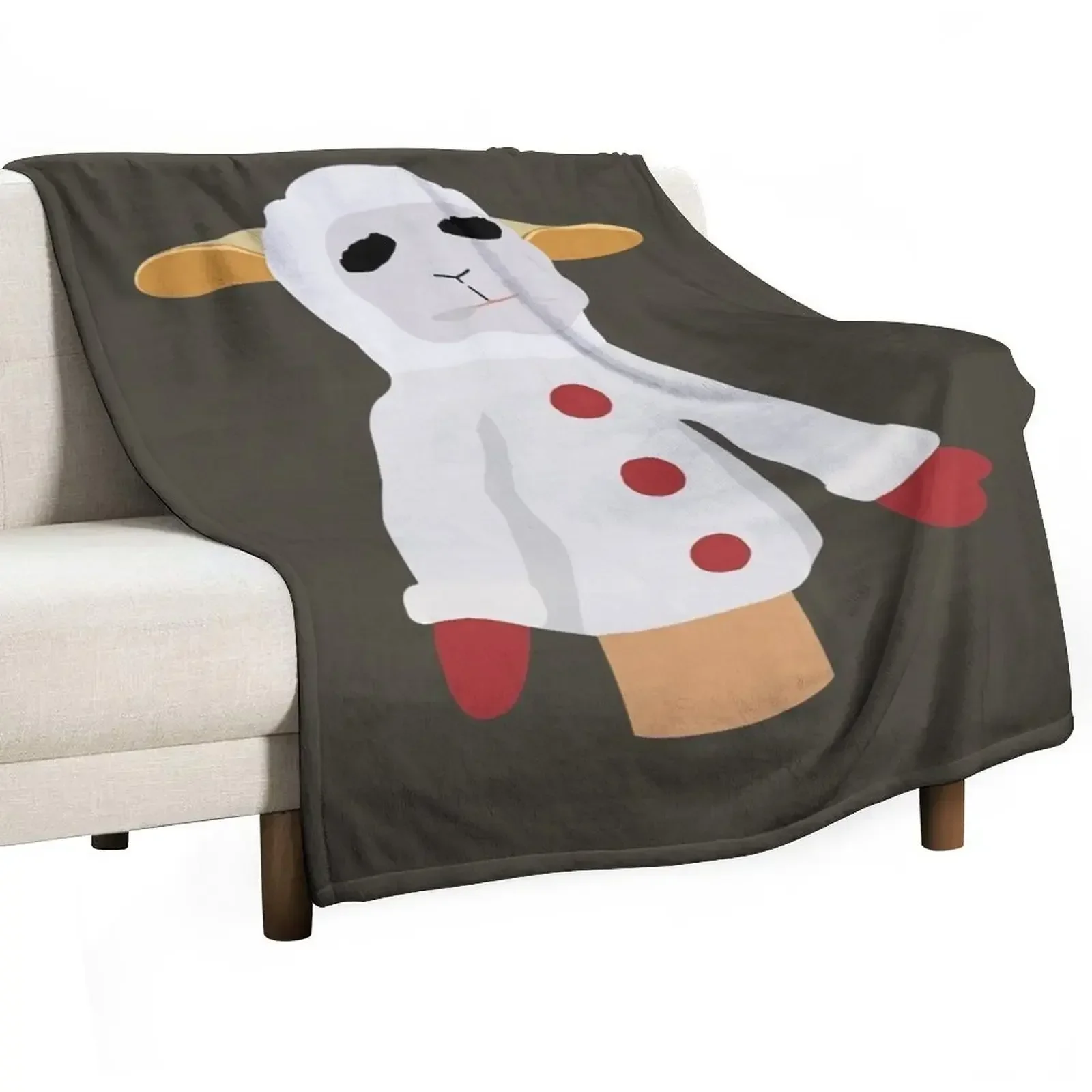 Lamb Chop, I Love This, Best, For You, Women Gift, Good Idea Throw Blanket Furrys Summer Sofa blankets ands Blankets