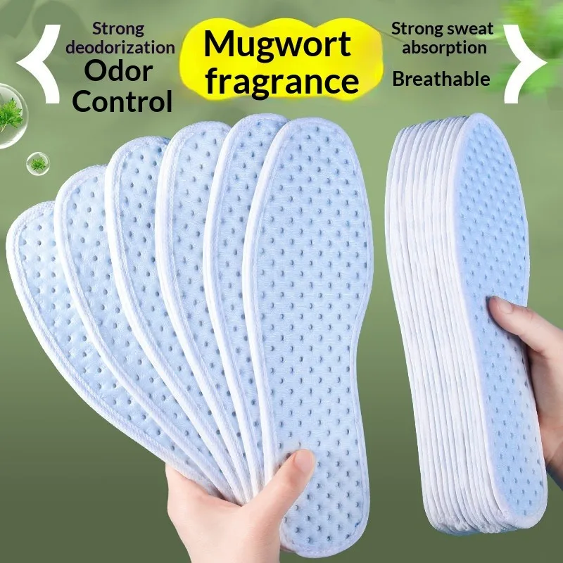 Bamboo Charcoal Insoles Deodorant for Running Sports Plantar Fasciitis Shock Absorbing Cushioning Inserts