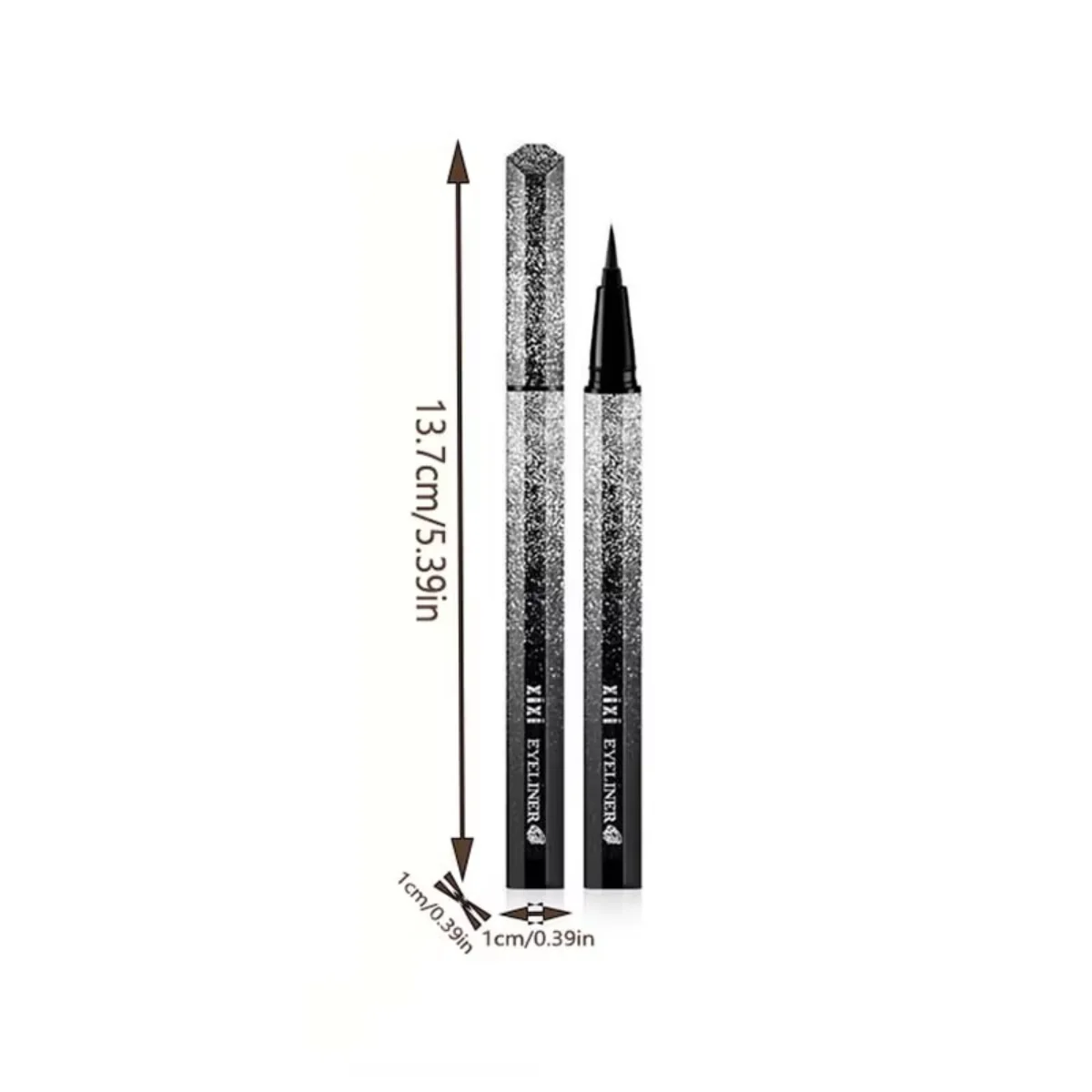 Penna per eyeliner liquido ultra sottile da 0,01 mm, penna per sopracciglia extra sottile Matita per sopracciglia liquida professionale impermeabile a prova di sudore Lon