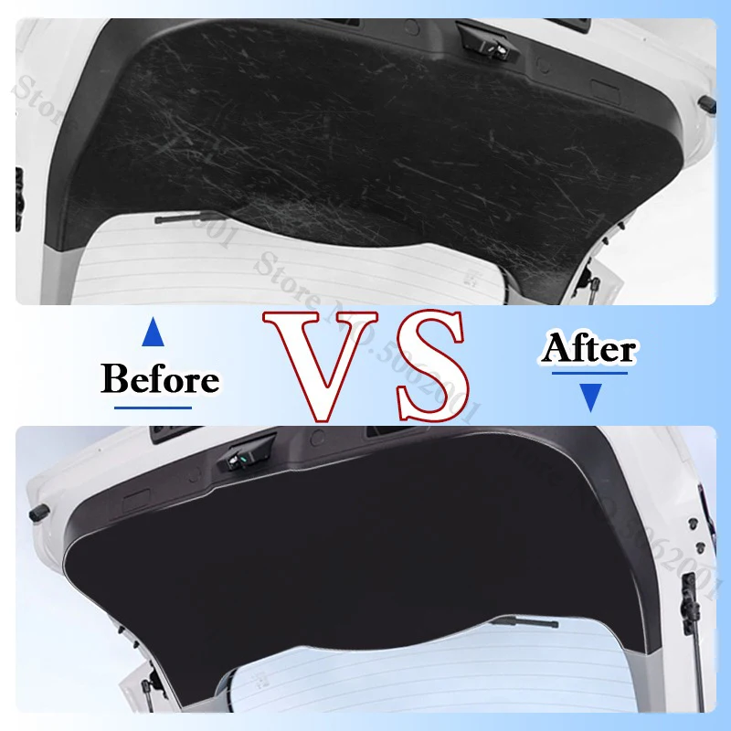 For Zeekr X 009 2022-2024 2025 2026 Car Trunk Door Anti Kick Pad Cargo Liner Tailgate Anti-Scratch Protector Mat Accessories