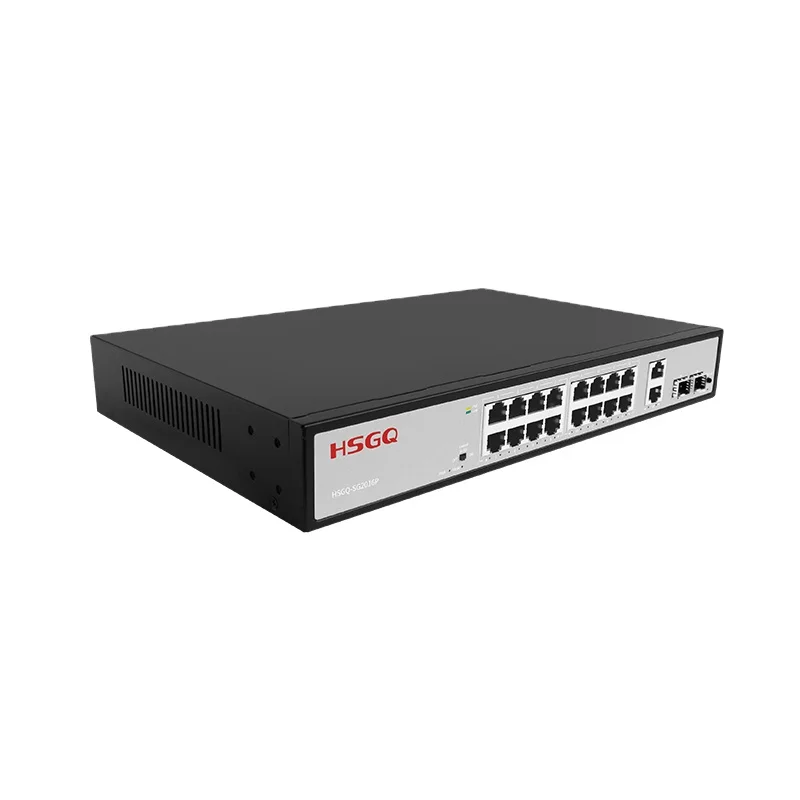 

HSGQ-SG2016P 16-port 10/100/1000M Network Solution POE Network Switch OEM/ODM POE Switch