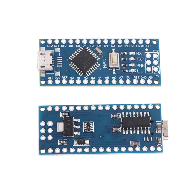 Brand New MINI USB For Nano V3.0 ATmega328P CH340G Micro-controller Board For Arduino Type-C / Micro USB 328P NANO 3.0 CH340