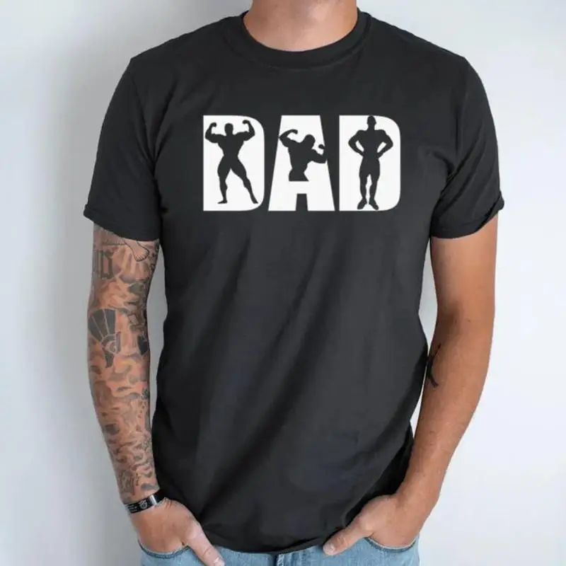 

Dad T Shirt Father Daddy Day Gym