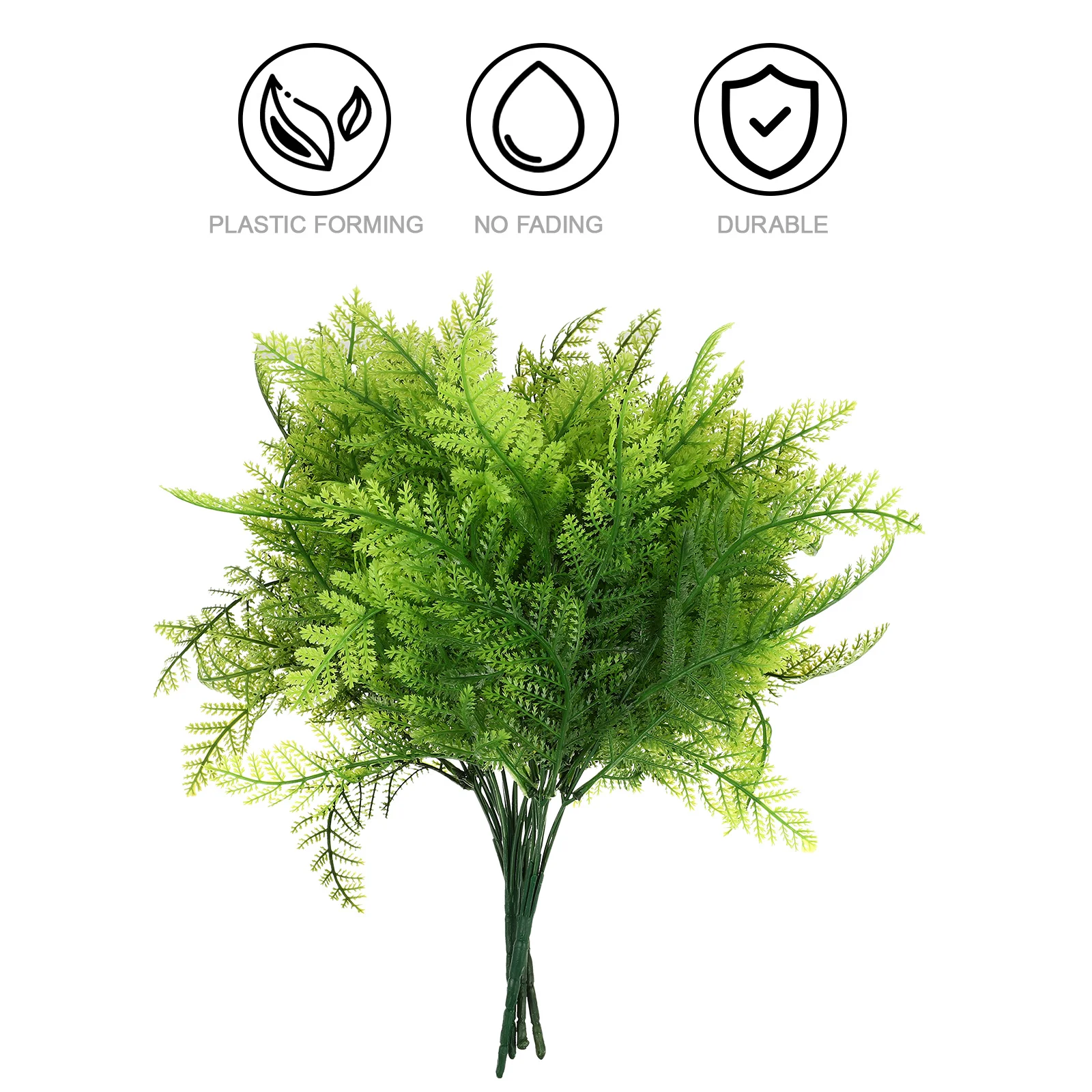 

4Pcs Artificial Plastic Ferns Plants Yellow Green Realistic Fish Tank Aquarium Decoration Natural Fish Shelter