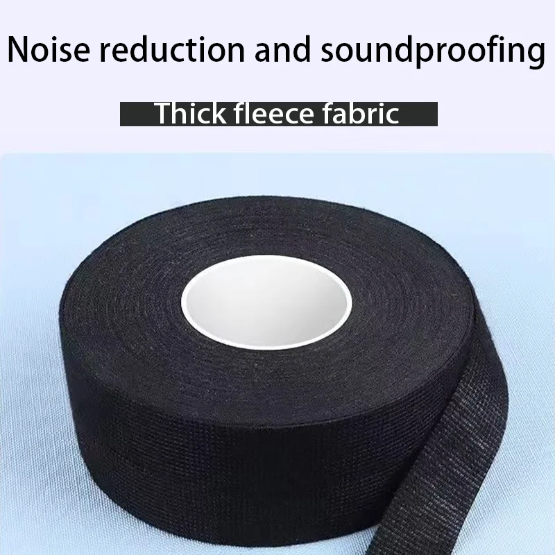 1Pcs Electrical Tape Heat Resistant Harness Tape Adhesive Cloth Tape Waterproof Tape Insulating Automotive Fabric Cloth Tape