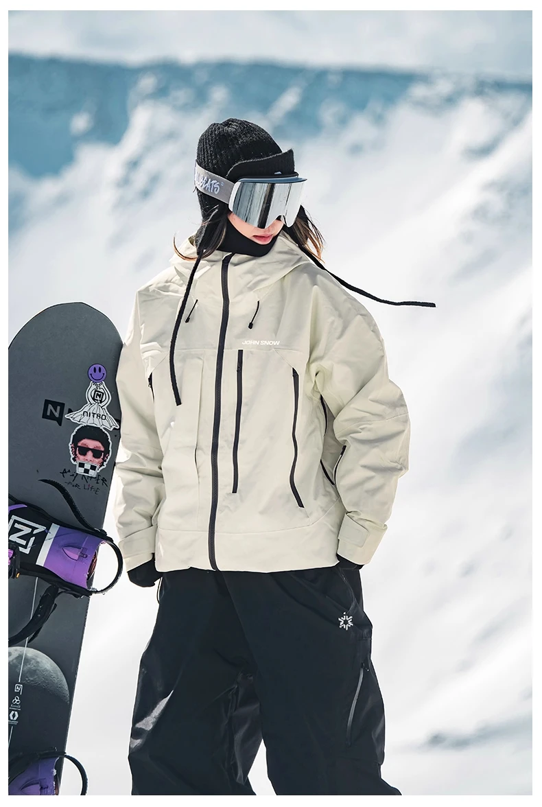Giacca Da Sci Uomo Impermeabile E Isolata - Cappotto Invernale Per Snowboard, Escursionismo E Neve