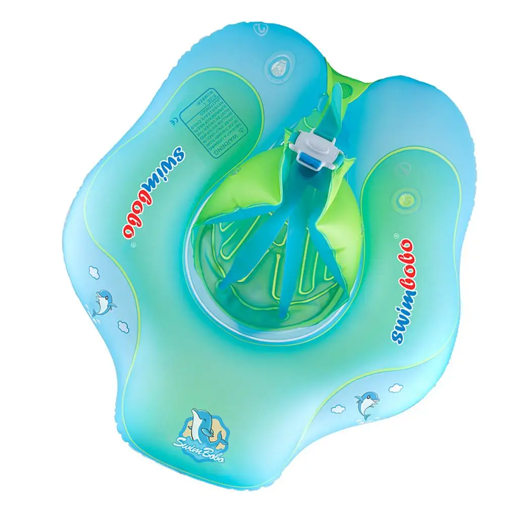 ห่วงยางว่ายน้ำเด็กแบบเป่าลม ดีไซน์ป้องกันการพลิกคว่ำ ของเล่นกีฬาชายหาด