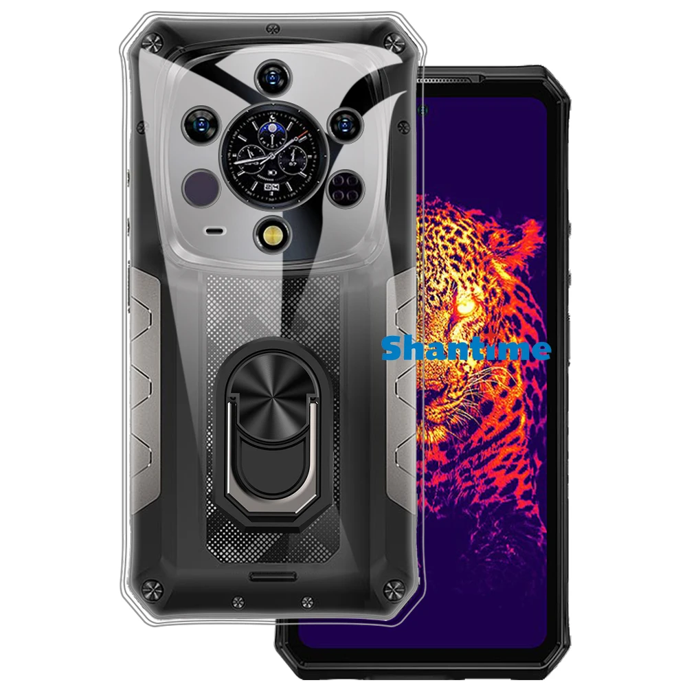 Luxury Shockproof Ring Holder For Ulefone Armor 28 Ultra Case Silicone TPU Protective Holder Cover For Armor 28 Ultra Thermal