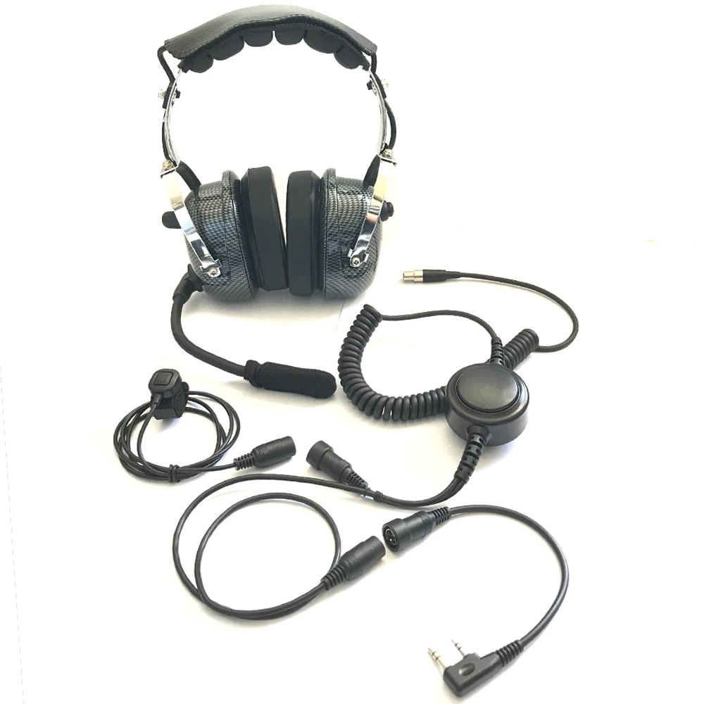 Aircraft noise cancelling headset military aviation headsets for General Aviation