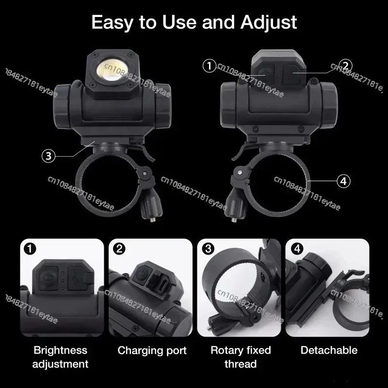 Pneumatic Tools Accessories Parts High Efficiency Spray Gun Light 6w Rechargeable Spray Gun Light