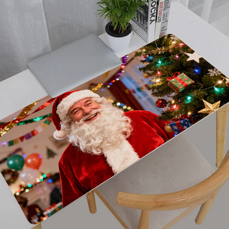 마우스 패드 대형 게이머 XXL 키보드 데스크 마우스 매트 카펫 고무 타피스 수리스 게이밍 노트북 메리 크리스마스 선물 마우스패드