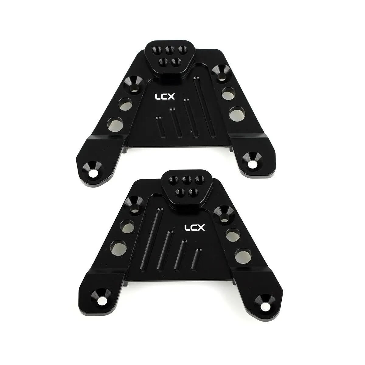 

LCX Racing 1/6 RC Crawler Car CNC Aluminum Rear Shock Towers Shock Mount for Axial SCX6 Upgrades Parts Accessories