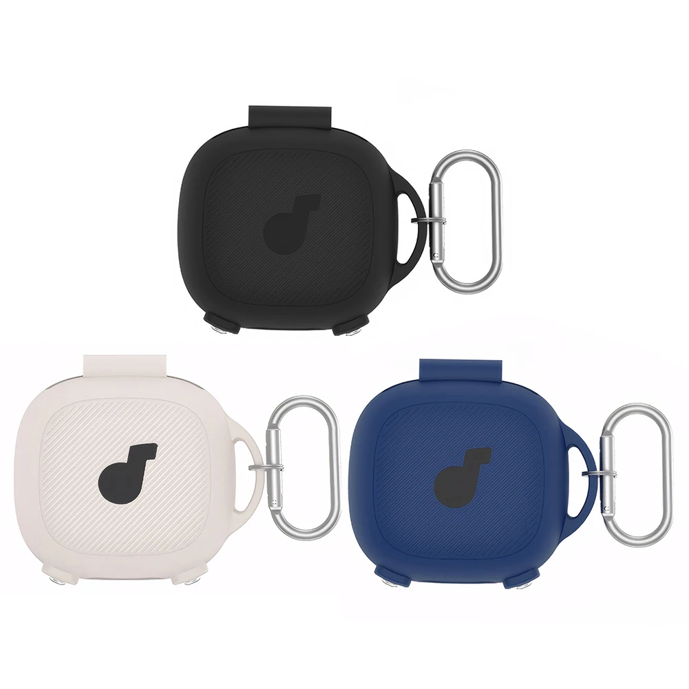 Silikonhülle mit Karabiner, Ganzkörper-Schutzhülle, stoßfest, staubdicht, für Soundcore Sport X20 von Anker, Ladehülle