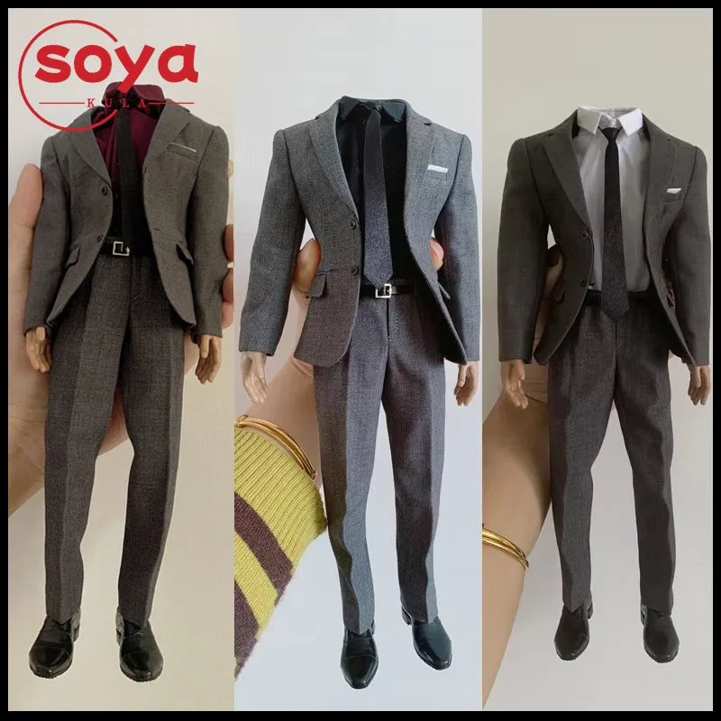 

Игрушечный центр, масштаб 1/6, мужской деловой костюм, модель одежды в стиле Westen, подходит для 12-дюймового солдата, обычная прочная экшн-фигурка, тело куклы