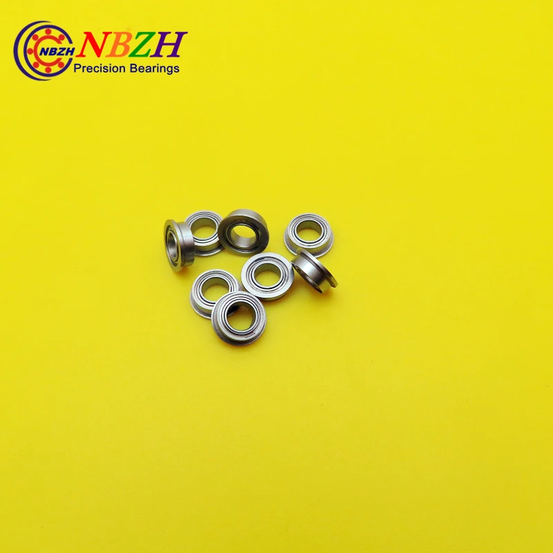 NBZH bearingMF74ZZ SMF74ZZ F674 FL74ZZ Stainless Steel 440C Ball Bearing 4*7*8.2*2.5*0.6mm Miniature Bearing With Flange