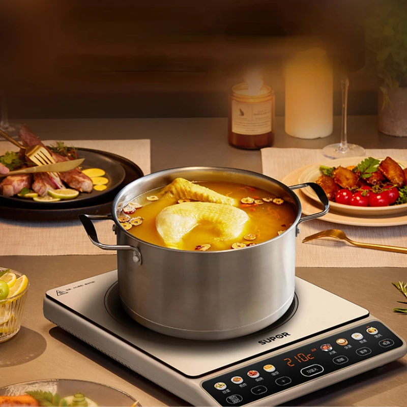 Induction Cooker Hot Pot Cooking Integrated Household High-Power Multi-Function Cooktop  Hotpot Induction Stove