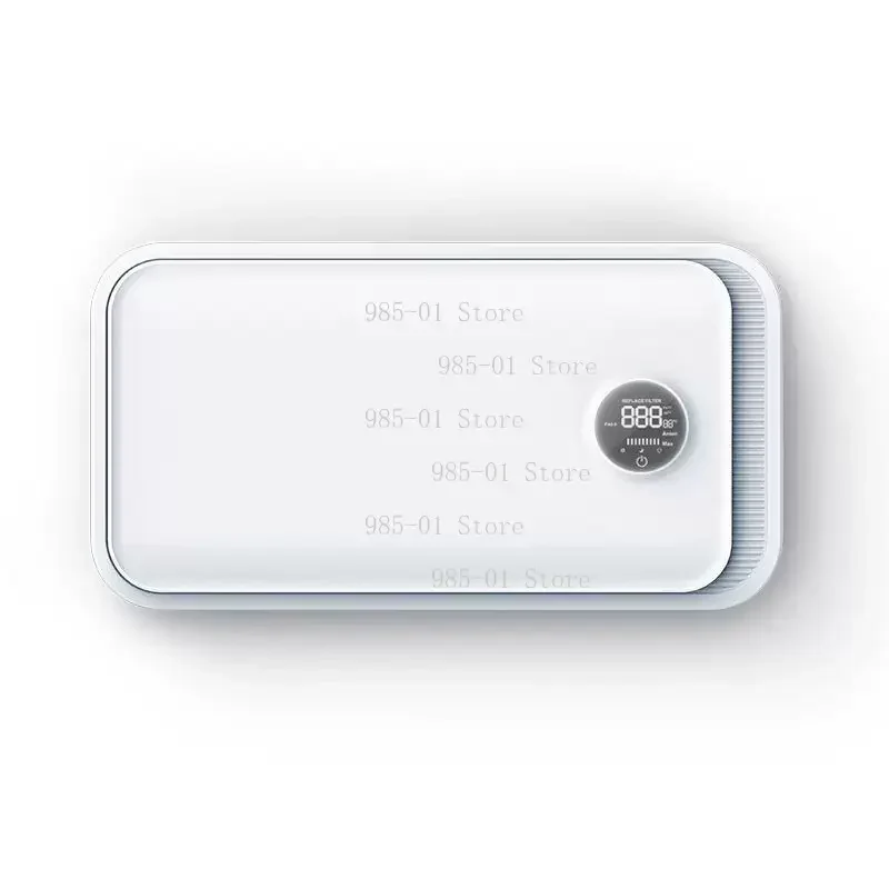 Wall-mounted ductless heat energy recovery ventilation system, heat exchanger