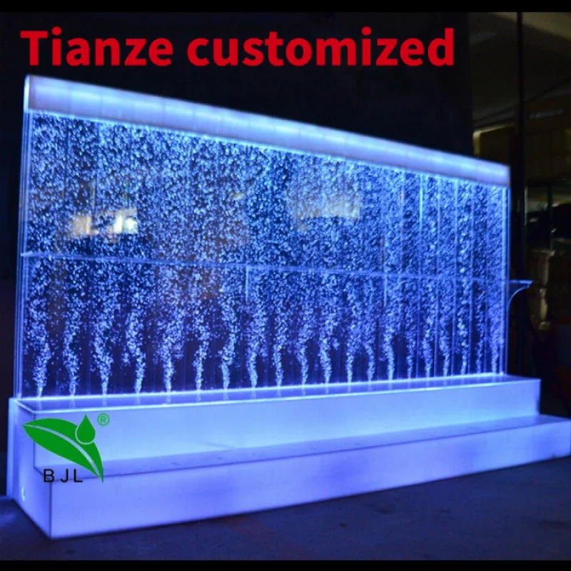 (Customized) night club led dancing water bubble wall wine cabinet used nightclub furniture sale