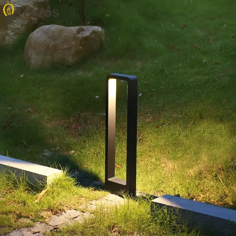Lawn Lights Outdoor Waterproof Garden Villa Garden Lights Modern Simple Lights Inserted Led Community Park Landscape Lawn Lights