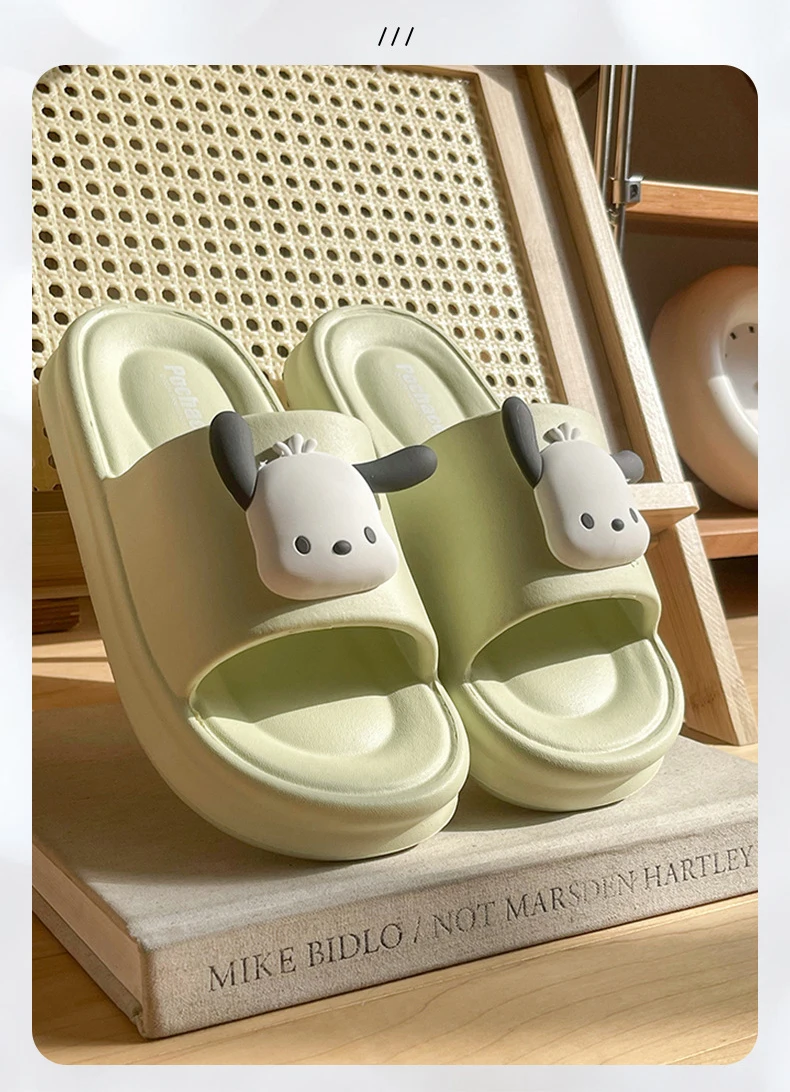 EVA Cloud Slippers, offizielle süße Mädchenhausschuhe für Damen, rutschfeste, weiche Sohle, bequeme Haussandalen – Detail 3