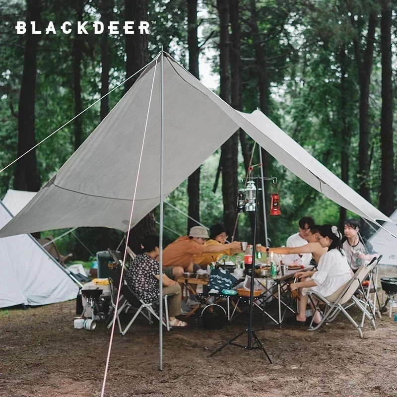 BLACKDEER Sun Shelter Waterproof Camping Tarp, Multifunctional Tent Canopi , Sunshade, Hiking, Survival Gear, Lightweight