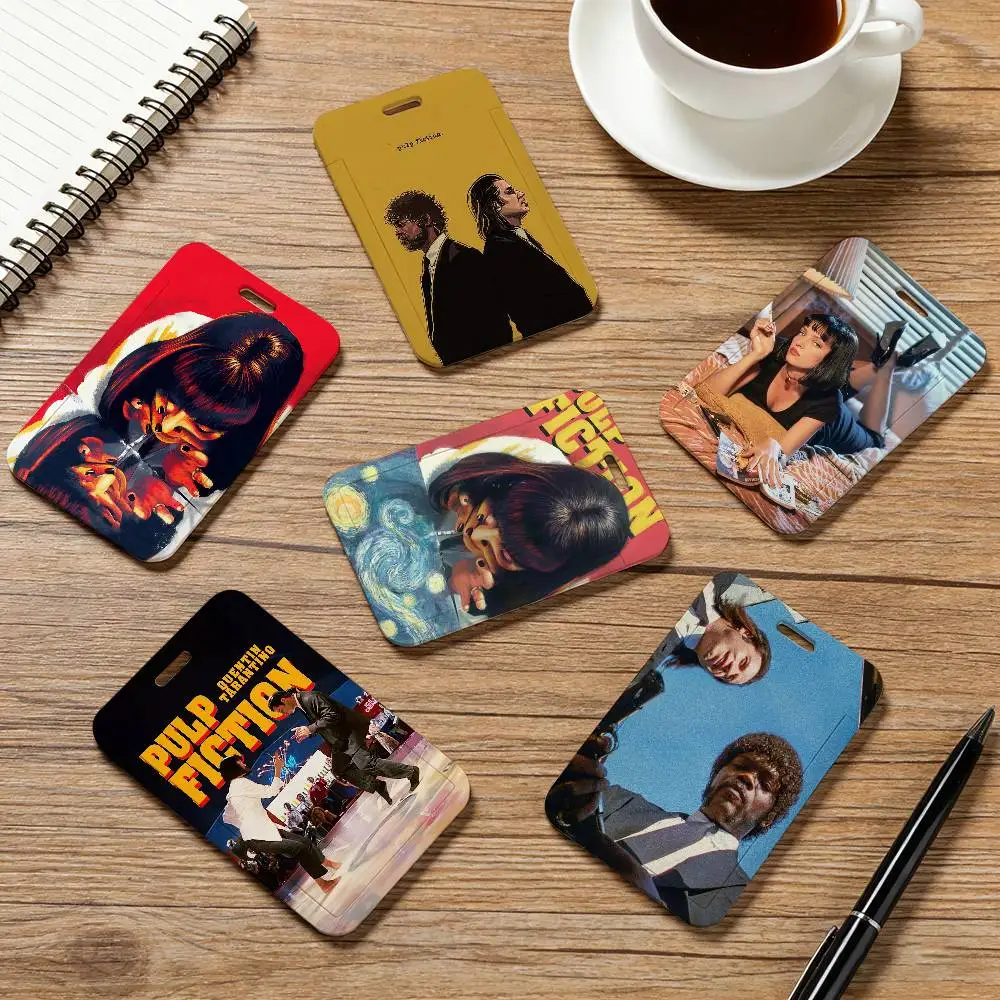 Film-Filme P-Pulp Taschenkreditkarten-Ausweishalter mit Umhängeband