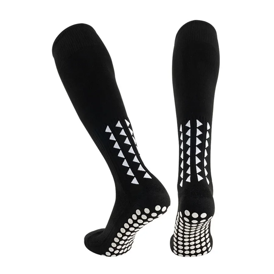 2 زوج الركبة عالية طويلة كرة القدم كرة السلة البيسبول الرجبي كرة القدم الدراجات تشغيل التنس ممارسة عدم الانزلاق قبضة الجوارب للرجال والنساء #3