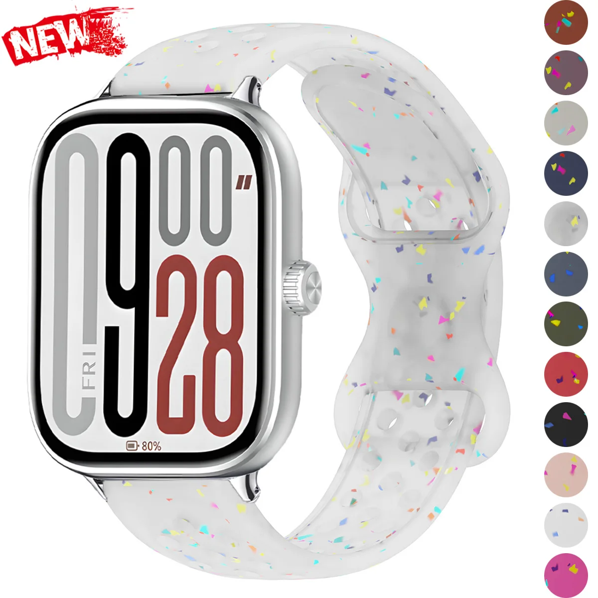 �y�Z�[�����z�G�R�t�����h���[�ȃV���R���X�g���b�v Xiaomi watch Miband 9 8 pro �X�|�[�c�o���h Redmi watch 5 4 �X�}�[�g�E�H�b�` �L�����f�B�[�J���[�u���X���b�g