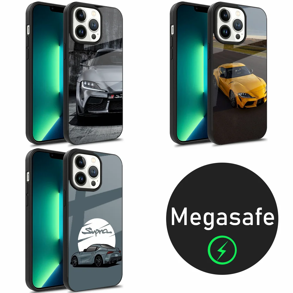 Cool Car T-ToyotaS GR S-Supra Phone Case For iPhone 16,15,14,13,12,11,Plus,Pro,Max Mini Magsafe Magnetic Wireless Charging