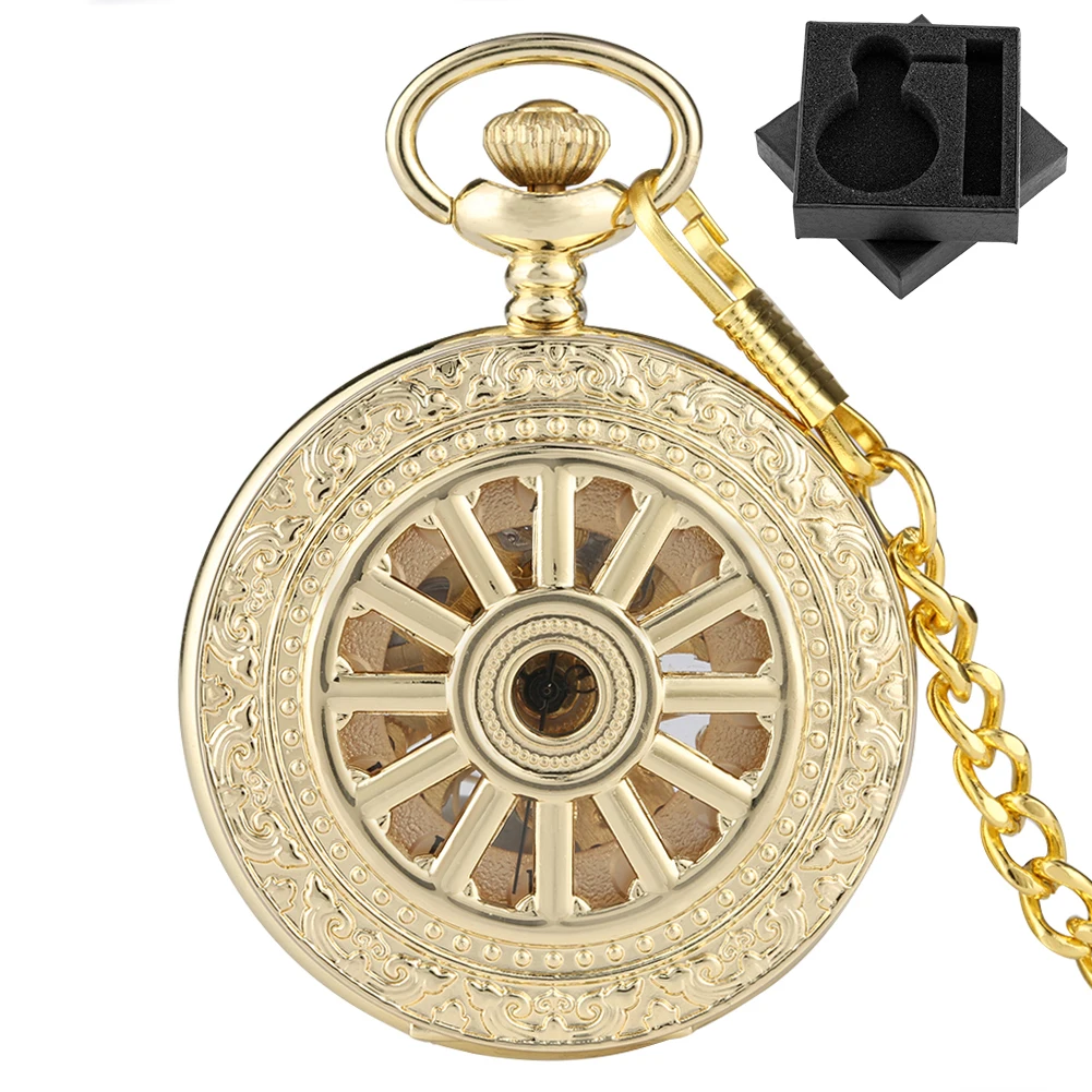 luxury-retro-hollow-manual-mechanical-pocket-watch-gold-chain-roman-numerals-dial-half-hunter-pendant-hand-winding-pocket-clock