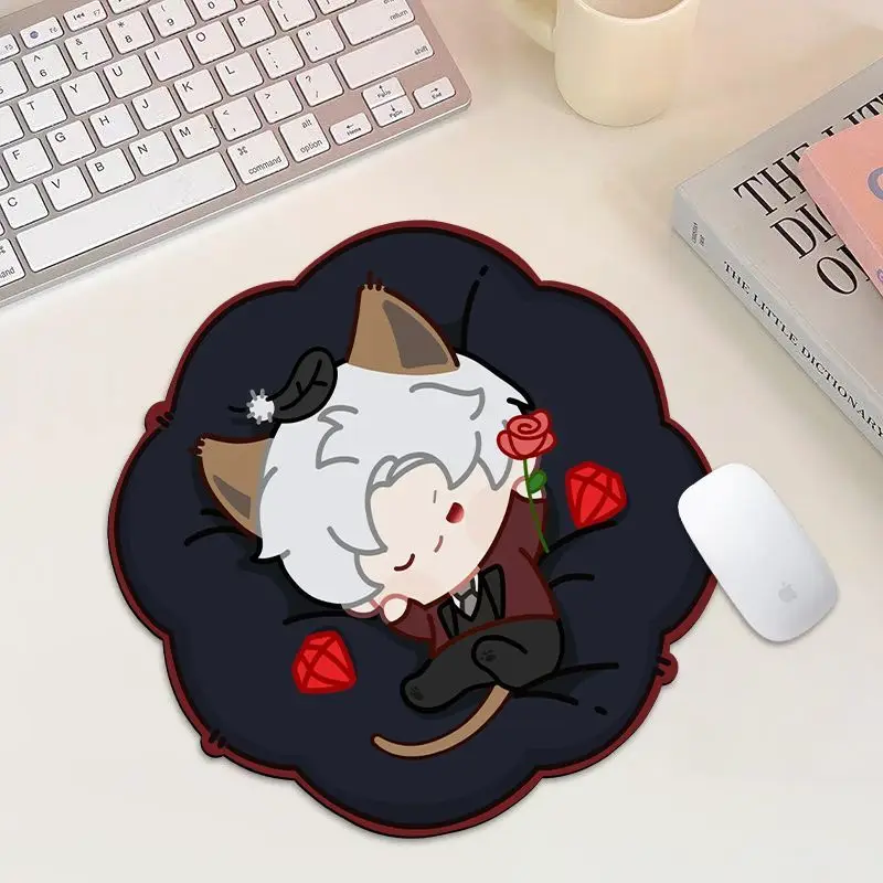 Anime Sylus Series Love and Deepspace Cute Zayne Xavier Mini Mouse Pad Play Mat Office Wrist Rest Rubber Pad Otaku Lolita Gift