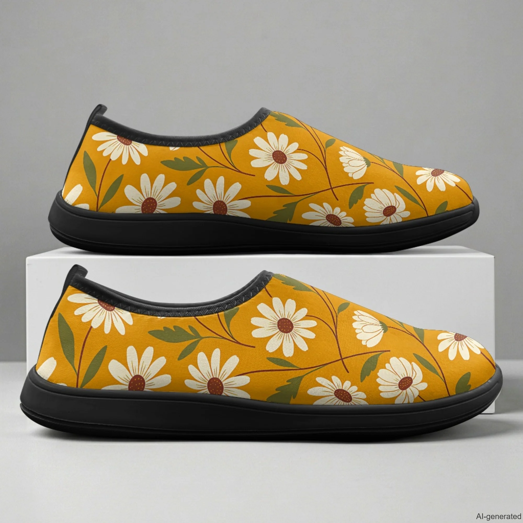 XIXIRIMIDO Slip-on Wide-toed Shoes Pantufa Daisy Nurse Sneakers Women Sneakers Man Shoes Tenis Feminino Nurse Shoes 36-46