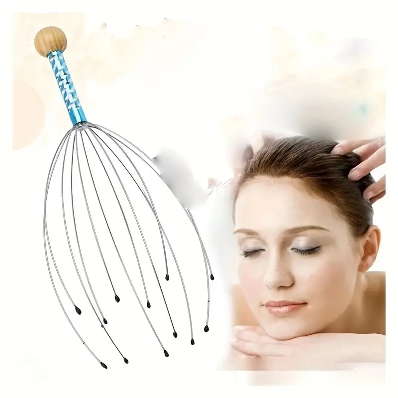 Набор из трех массажеров, в комплекте массажер для головы, спины и антицеллюлитный