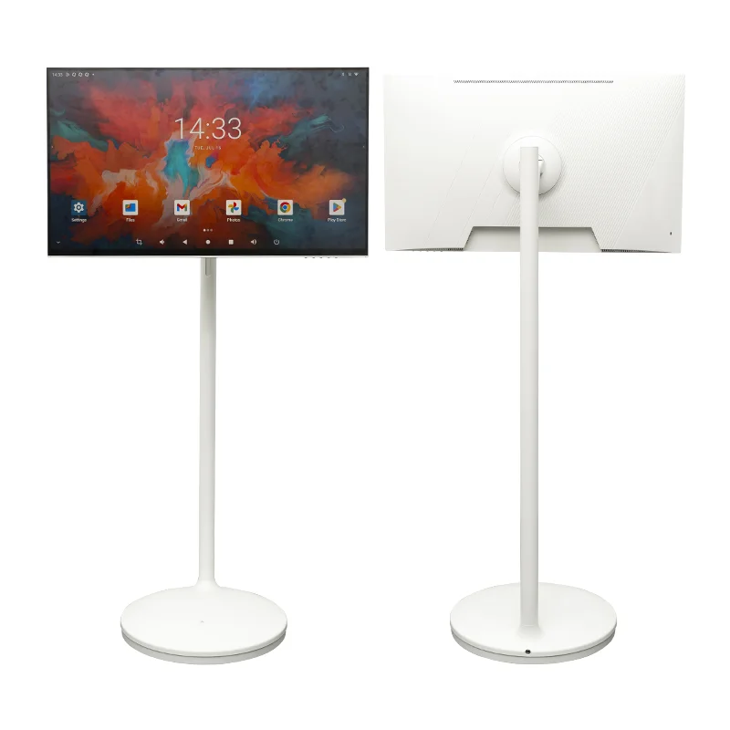 

Manufacturer 32 Inch Smart TV Touch Screen Monitors Portable Tv Speakers Mobile Stand LED Backlight 12V Power Supply