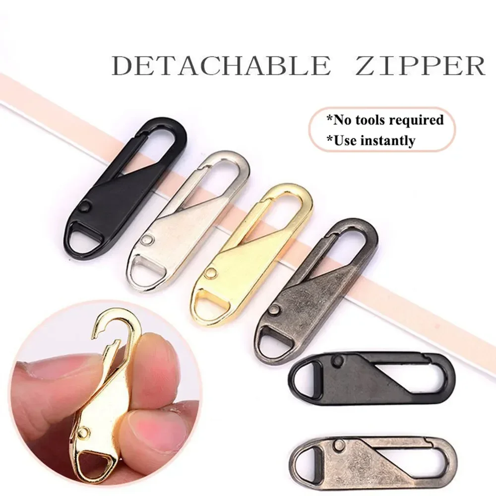 Zipper Slider Puller Instant Zipper Repair Kit Replacement For Broken Buckle Travel Bag Suitcase Zipper Head DIY Sewing Craft