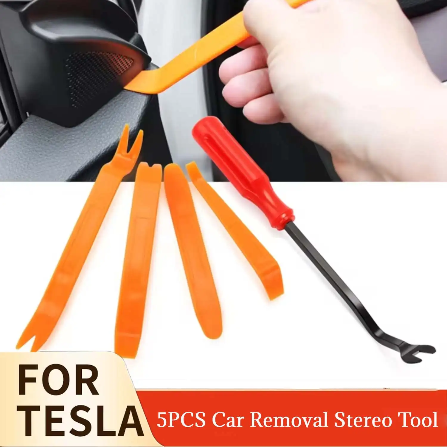 Removal Tools Kits Auto Door Clip Panel Trim Navigation Blades Disassembly Plastic Car Interior Seesaw Conversion Repairing Tool