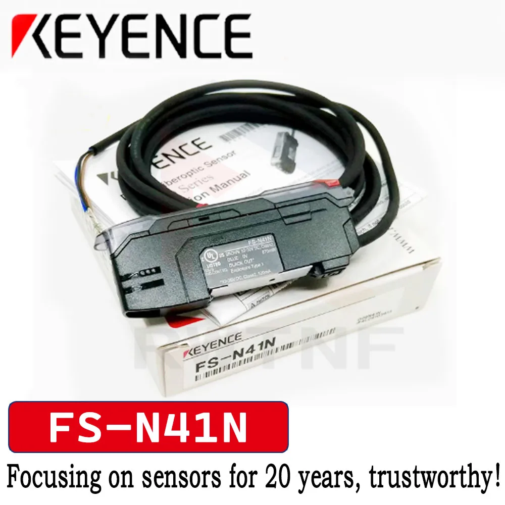

FS-N41N KEYENCE NPN digital fiber amplifier sensor,100% original warehouse stock,quality assurance for 2 years