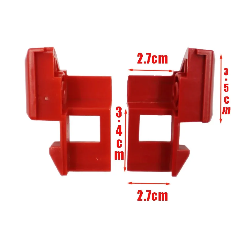 Plastic Parts Lock Key Case Box For Milwaukee 18V Li-ion Battery Fittings Replacement Accessory Spare Part Module Assembly