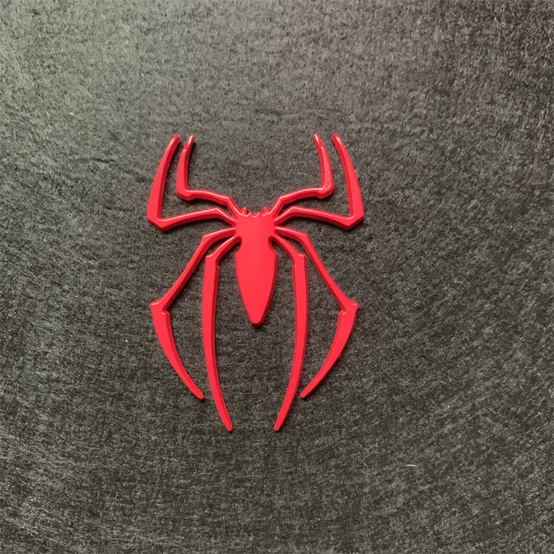 Spider Metal Bumper Sticker Car Personality Creative Bumper Sticker Body Scratch Sticker Modified Metal Side Door Bumper Sticker