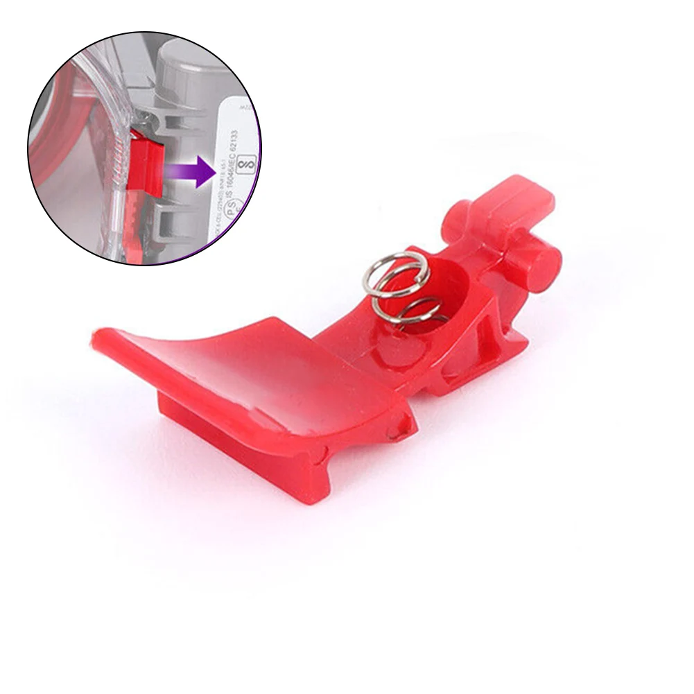 Locking Button For V7 V8 Vacuum Cleaner Dust Box Release Clear Bin Lock Vacuum Cleaner Parts Accessories