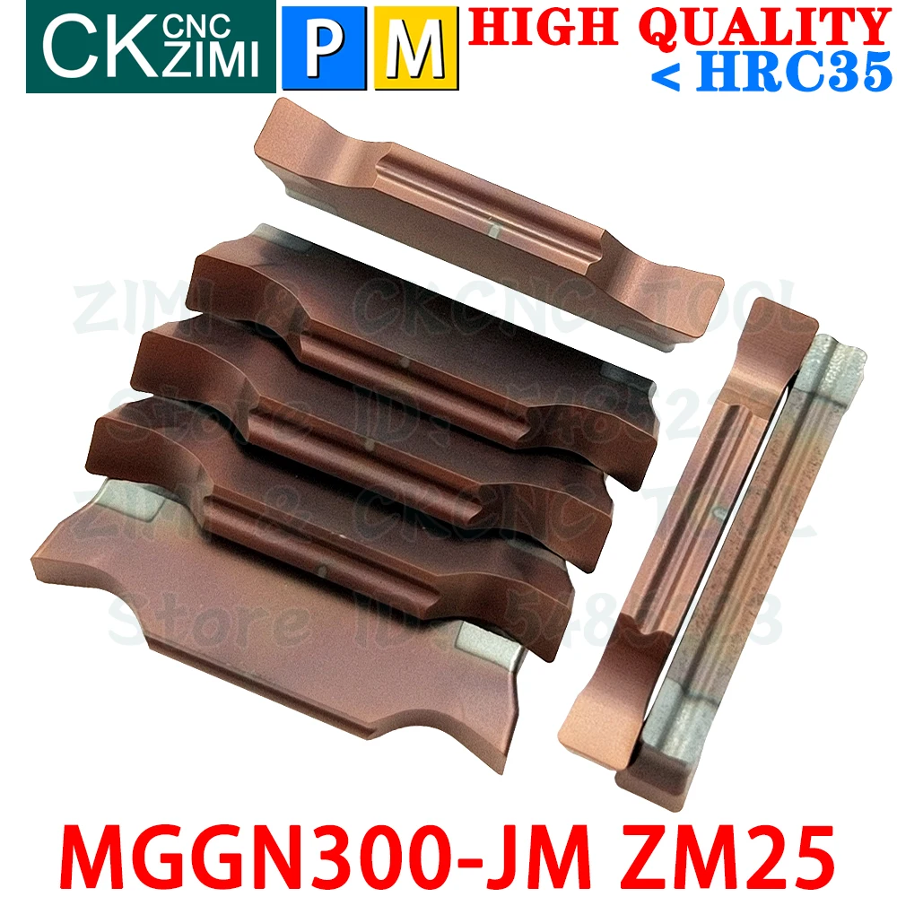 MGGN300-JM ZM25 MGGN 300 JM 3mm Carbide Inserts Cutting grooving Inserts Tools CNC Metal lathe Tools MGMN 300 For MGEHR MGEHL