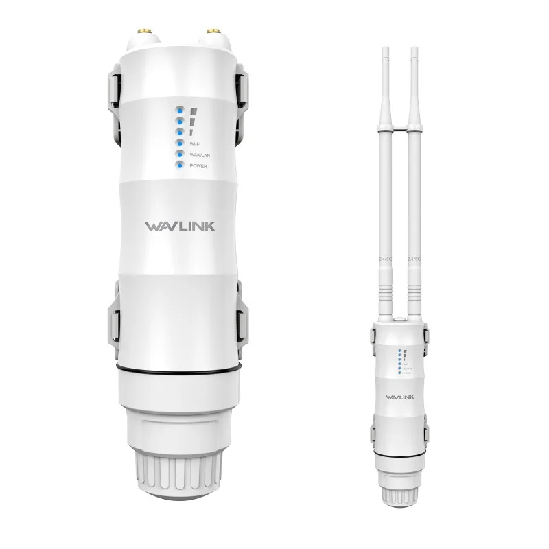 WAVLINK AC1200 Wireless WIFI Repeater High Power Outdoor WIFI Router/Access Point/CPE Dual Dand 2.4G/5Ghz 2x7dBi Antenna POE