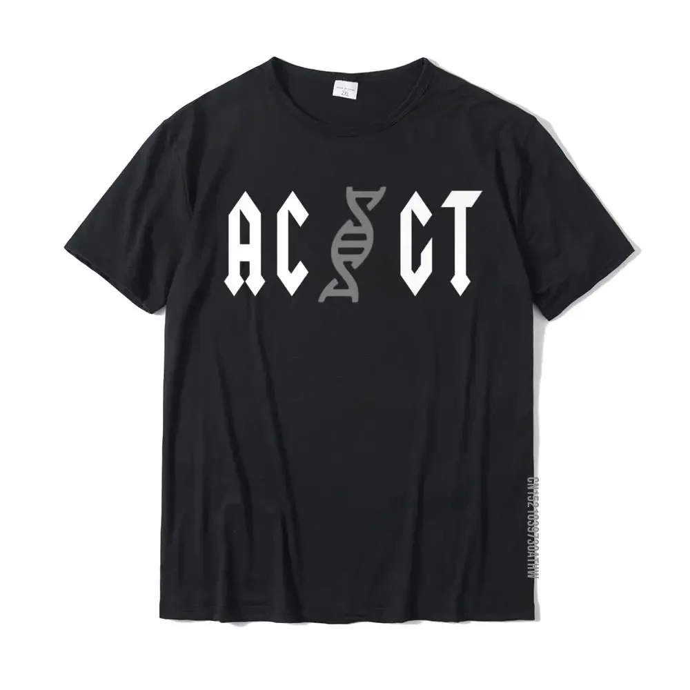 AC GT Biology Science Funny T-Shirt Tees Popular Comfortable Cotton Adult TShirts Simple Style Hot Sale fashion Round Neck style