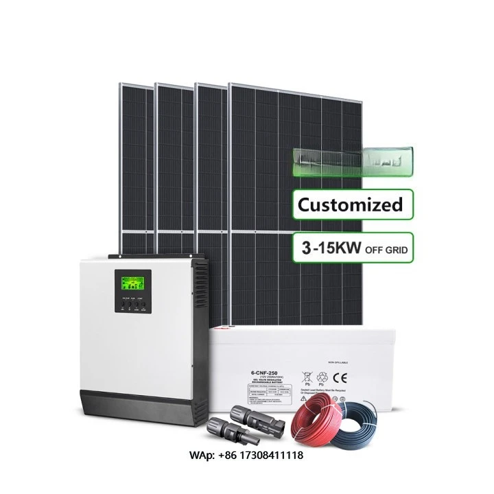 Solar system Complete 6kw 7kw 8kw10kw off-grid solar roof photovoltaic system
