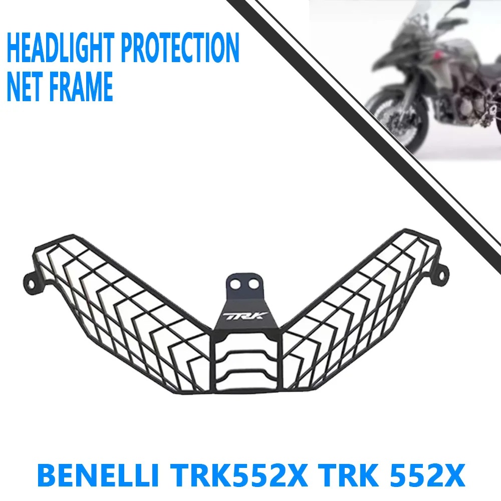 para-benelli-trk552x-trk-552x-accesorios-de-marco-de-red-de-proteccion-de-faros-de-pantalla-frontal-reacondicionados