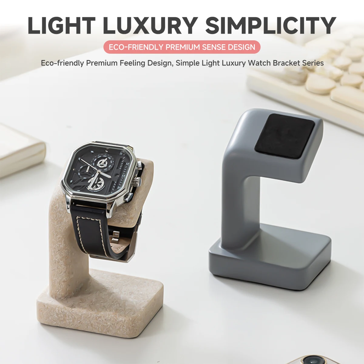 High Quality C-Type Organizer Watch Holder Jewelry Display Rack Resin Material Smooth Edges Watch Rack Stand 1 Pcs for Watch