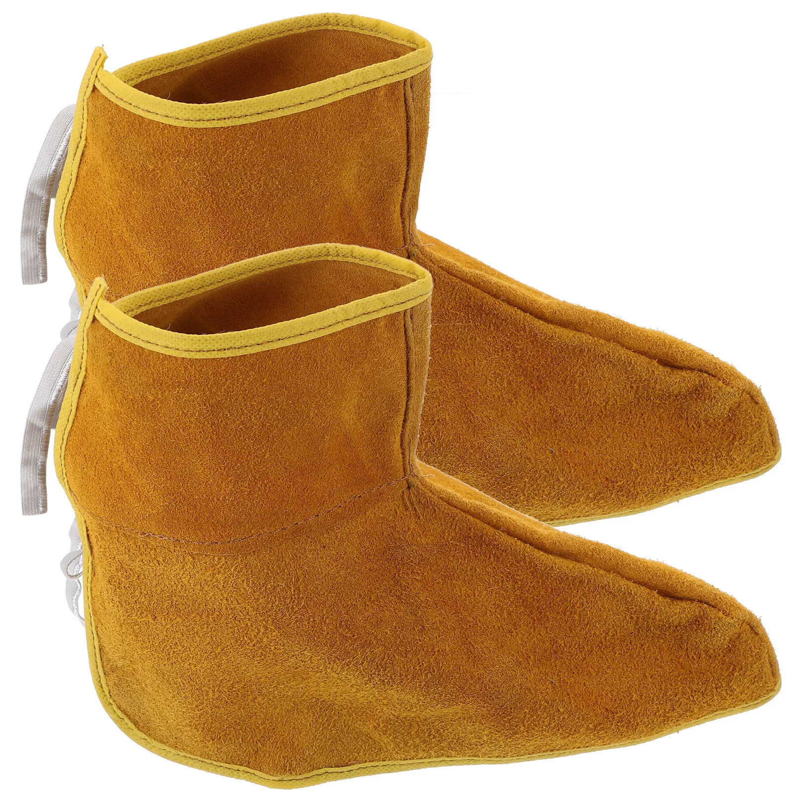 1 زوج لحام غطاء للقدم لهب دائم خفيفة الوزن قابل للتعديل حامي الحذاء العازلة للحرارة غطاء العمل #1